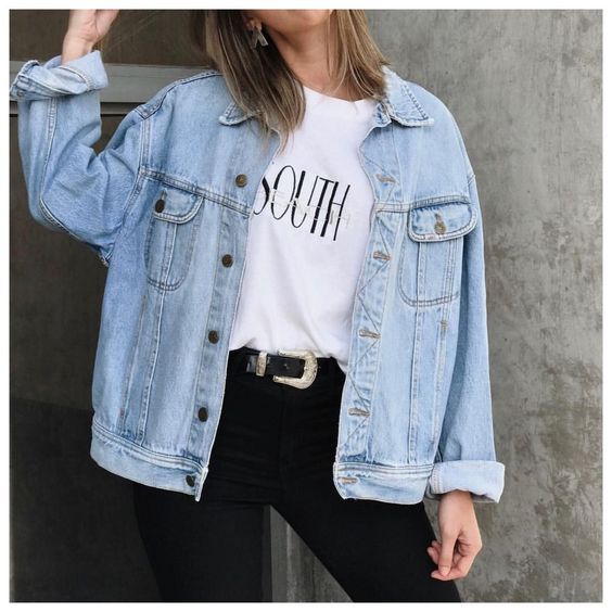 jaqueta jeans fashion